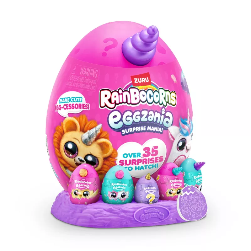 Figurka Zuru Rainbocorns Eggzania Surprise Seria 1 — kolekcjonerska figurka w asortymencie (jedna sztuka)