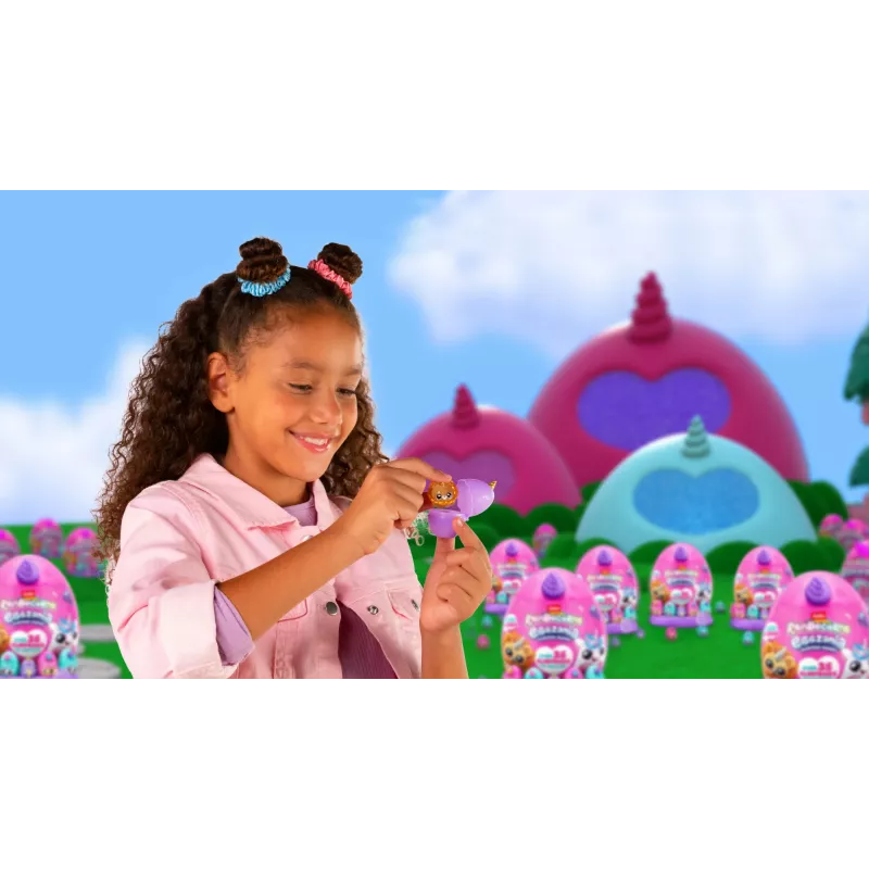 Figurka Zuru Rainbocorns Eggzania Surprise Seria 1 — kolekcjonerska figurka w asortymencie (jedna sztuka)