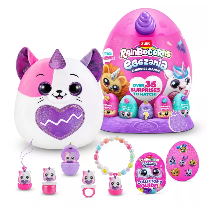 Figurka Zuru Rainbocorns Eggzania Surprise Seria 1 — kolekcjonerska figurka w asortymencie (jedna sztuka)