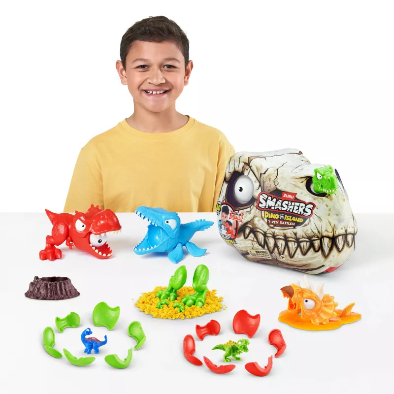 Zuru Smashers T‑Rex Battles figurka zabawkowa — kolekcjonerska figurka dinozaura, różne modele