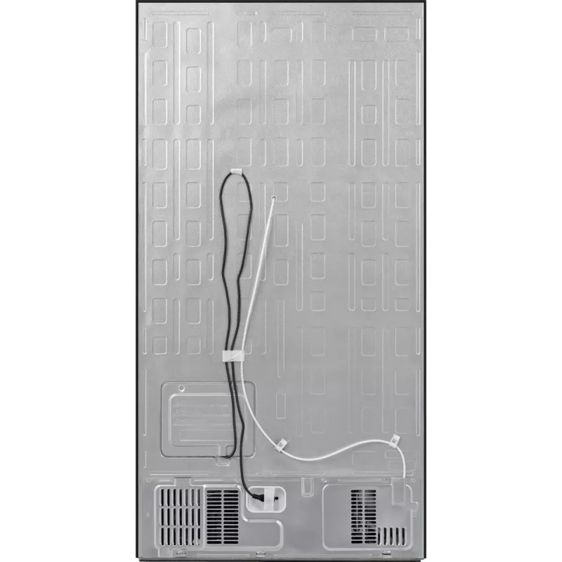 Hisense Side by Side Fridge RS818N4TFE, Freestanding, American Door, Czarny, Touch, LED, On-Door Display