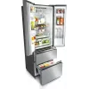 Lodówka side-by-side Hisense RF632N4WIE Wolnostojąca 485 L Szara, Stal nierdzewna