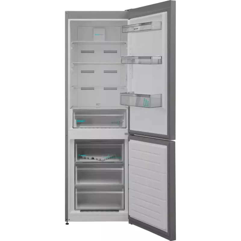 Sharp SJ-BA09RMXLC-EU, lodówko-zamrażarka (stal nierdzewna)