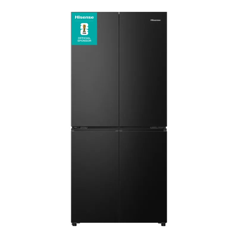 Hisense RQ5P470SAFD Wolnostojąca 483 L Czarna, Stal nierdzewna