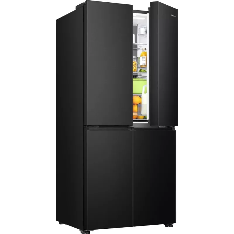 Hisense RQ5P470SAFD Wolnostojąca 483 L Czarna, Stal nierdzewna