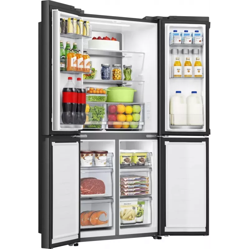 Hisense RQ5P470SAFD Wolnostojąca 483 L Czarna, Stal nierdzewna