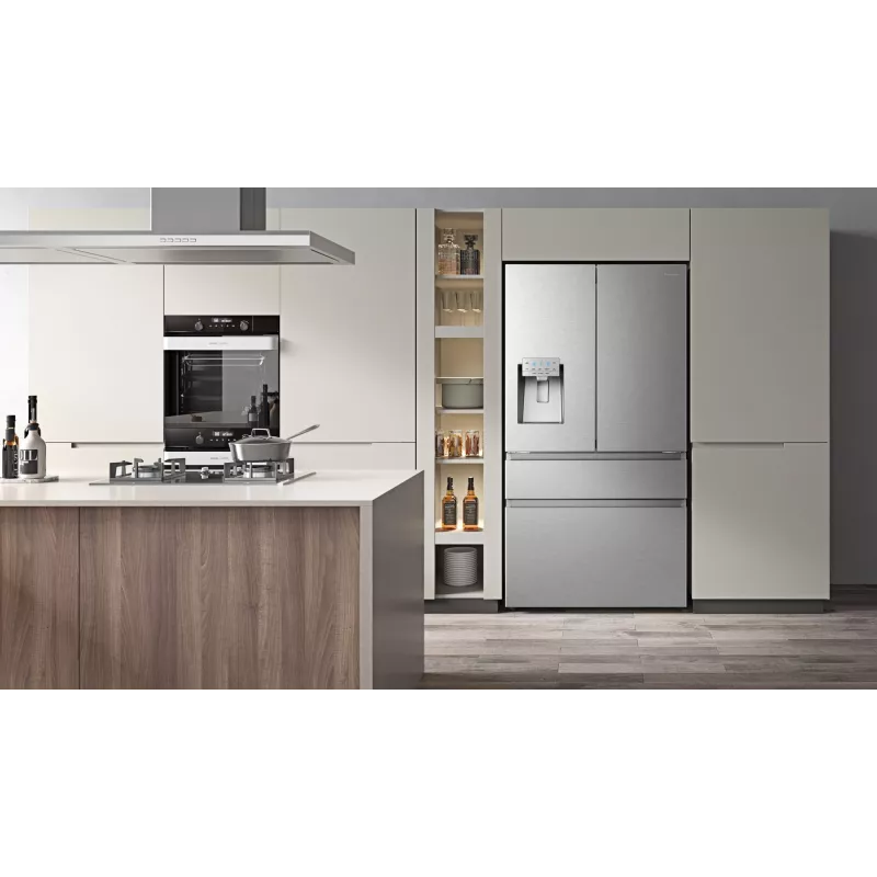 Hisense RF728N4SASE Wolnostojąca 560 L Stal nierdzewna