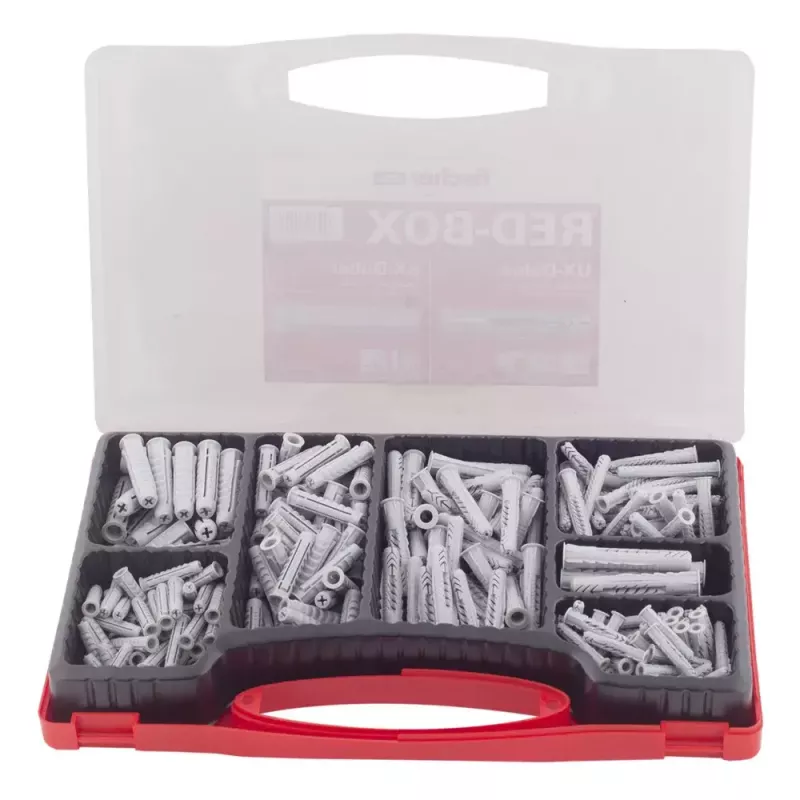 Zestaw wkrętów i kołków rozporowych Fischer UX/SX 290 szt.