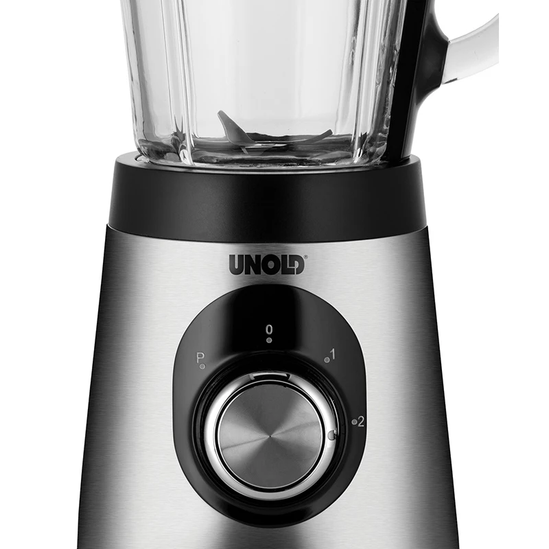 Unold Edel blender stołowy 1,5 l 500 W czarny, stal nierdzewna, przezroczysty