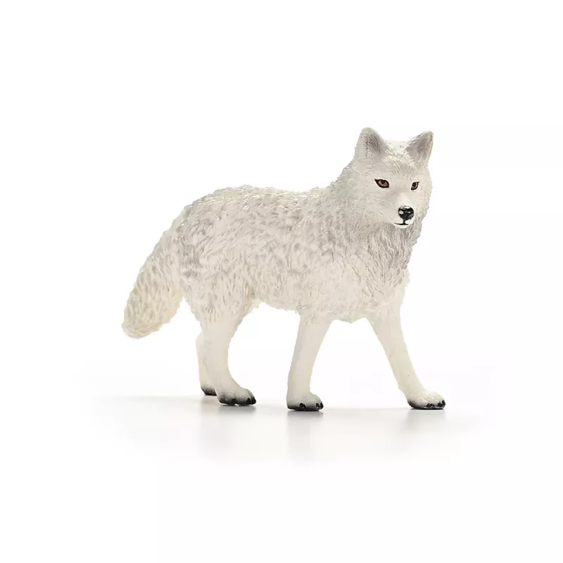 Figure Schleich Wilk Polarny 14880 – figurka zwierzęcia, szczegółowy model plastikowy, figurka kolekcjonerska do zabawy