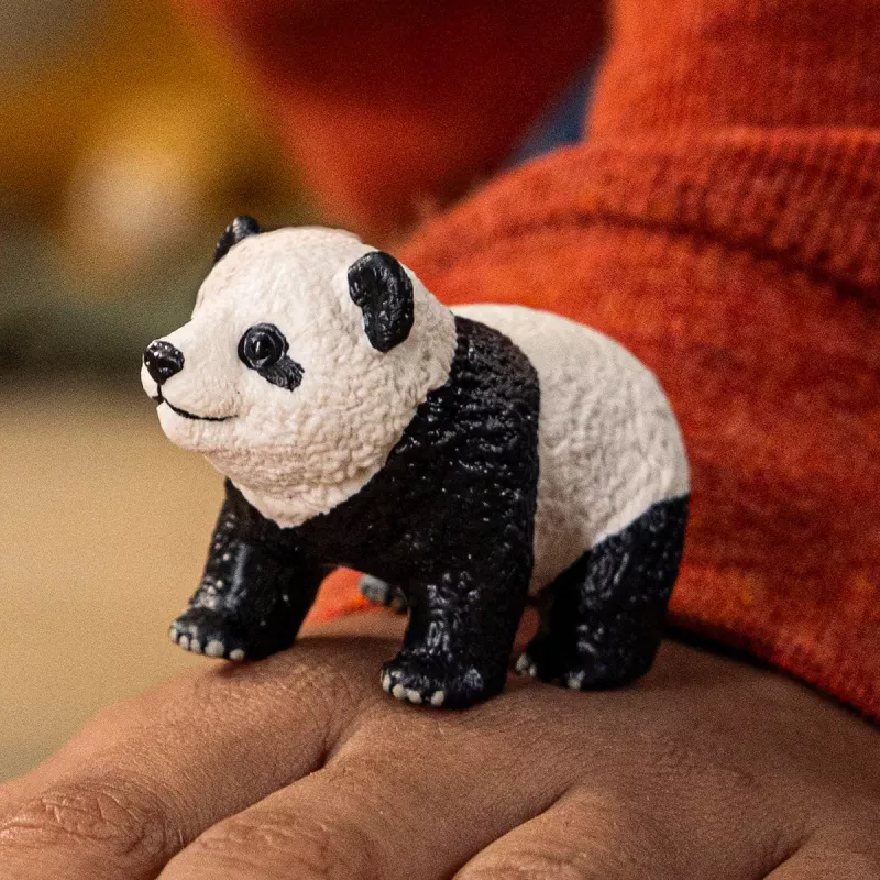 schleich WILD LIFE Młode pandy wielkiej, od 3 lat, dżungla, zabawki dzikie zwierzęta / przygodowe, wielokolorowy