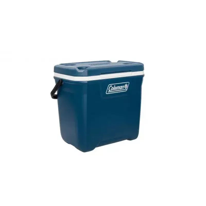 Lodówka turystyczna COLEMAN 28QT Xtreme 26 L — niebieska, obudowa HDPE, izolacja PU