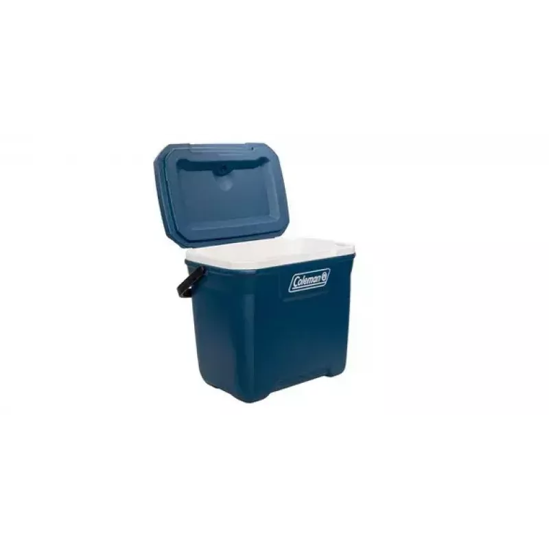 Lodówka turystyczna COLEMAN 28QT Xtreme 26 L — niebieska, obudowa HDPE, izolacja PU
