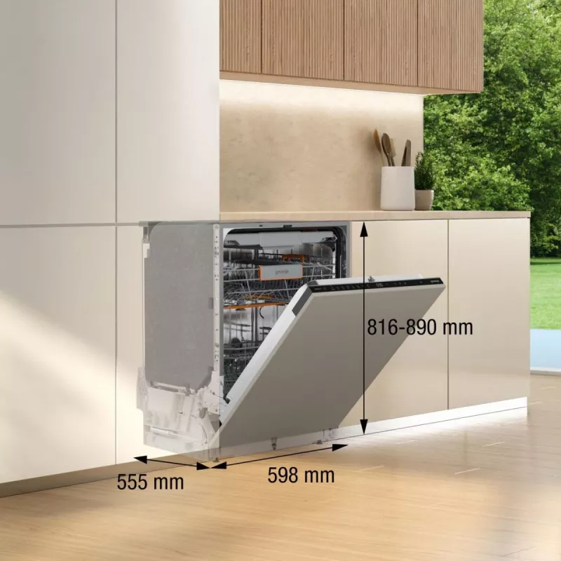 Gorenje GV663A66 w pełni zabudowywana zmywarka 16 kompletów