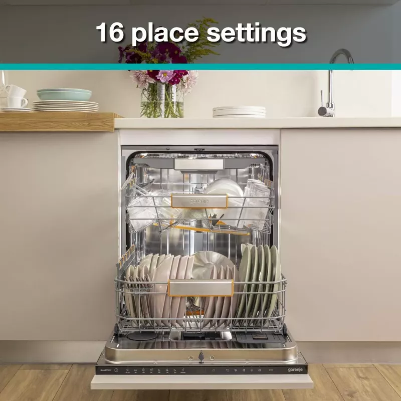 Gorenje GV663A66 w pełni zabudowywana zmywarka 16 kompletów
