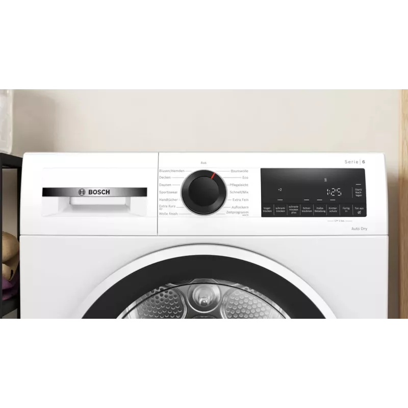 Suszarka Bosch Serie 6 WQG241001 Wolnostojąca Ładowanie od przodu 9 kg Biały