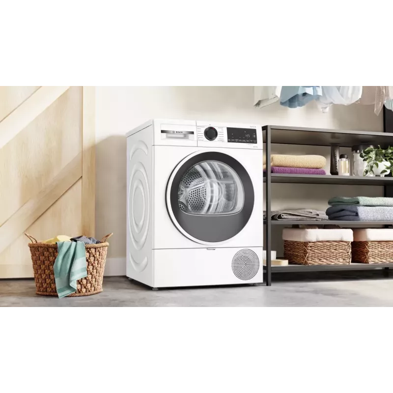 Suszarka Bosch Serie 6 WQG241001 Wolnostojąca Ładowanie od przodu 9 kg Biały