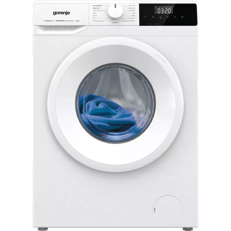 Gorenje WNHPI62SCPS/DE pralka Ładowana od przodu 6 kg 1200 obr./min Biała