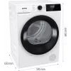 Gorenje DHNE83 suszarka na pranie Wolnostojąca Ładowanie od przodu 8 kg Biała