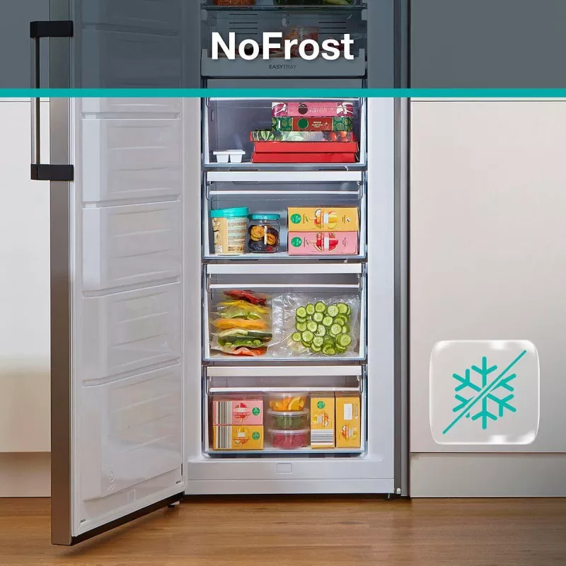 Gorenje Zamrażarka FN619DAXL6 BK065B, 280 L, 12.6 kg/24h, SN-N, system No Frost, D, Szary