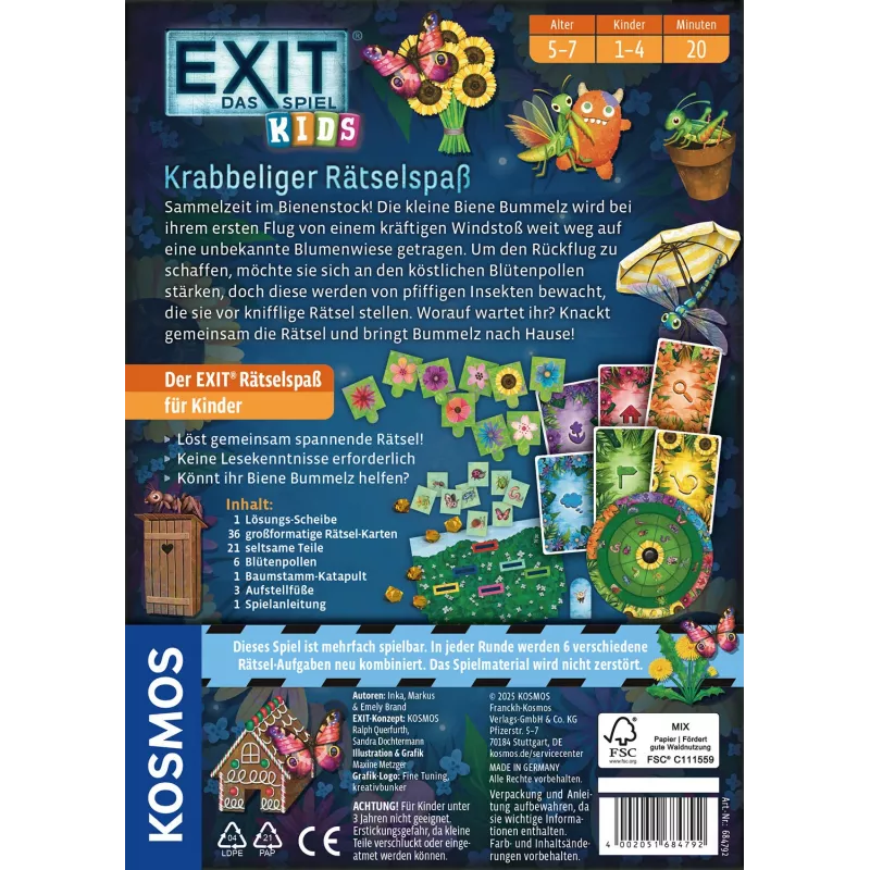 Kosmos 47879024 gra planszowa/karcinana 20 min Puzzle