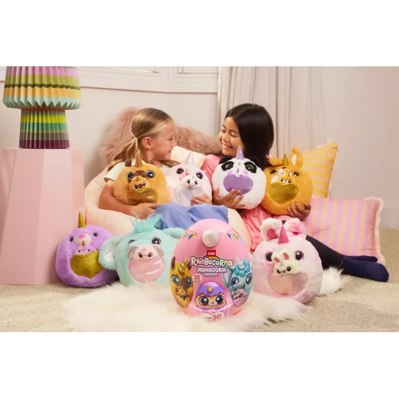 Figurka zabawkowa Zuru Mamacorn Surprise — kolekcjonerska pojedyncza figurka Rainbocorns w asortymencie