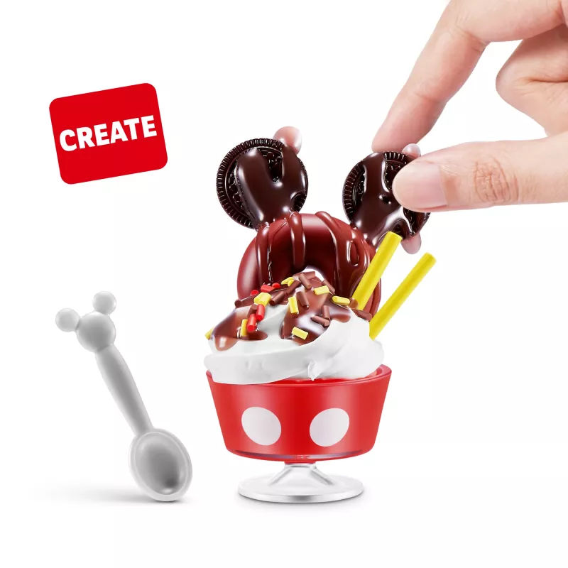 Mini Brands Create Disney Snacks Series 1 Capsule, Kuchnia, 8 lat, Baterie w zestawie, LR44, Wielokolorowy