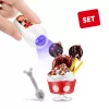 Mini Brands Create Disney Snacks Series 1 Capsule, Kuchnia, 8 lat, Baterie w zestawie, LR44, Wielokolorowy