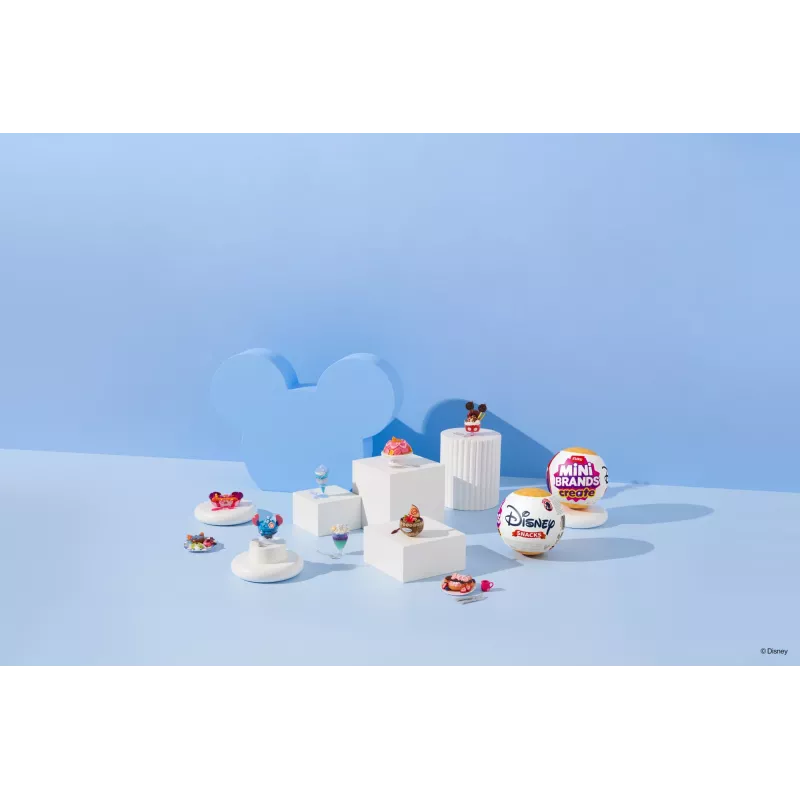 Mini Brands Create Disney Snacks Series 1 Capsule, Kuchnia, 8 lat, Baterie w zestawie, LR44, Wielokolorowy