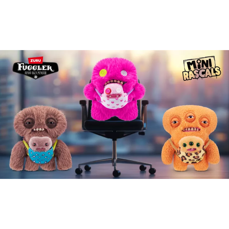 ZURU Fuggler Mini Rascals 9-calowy asortyment Seria 1 (Double Trouble).