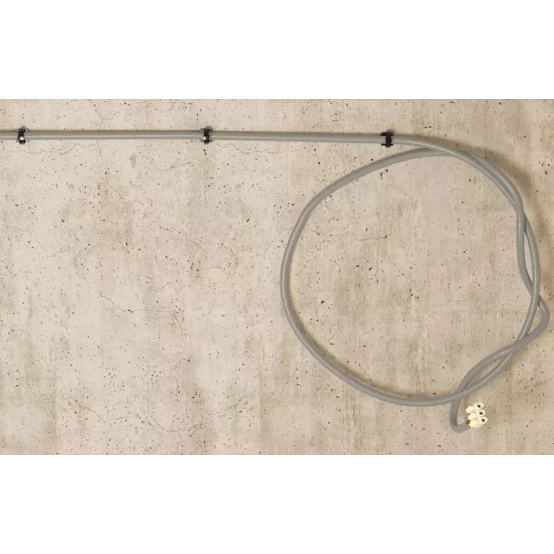 Opaska kablowa z wejściem równoległym FISCHER 37573 — Nylon, 200 mm × 3,6 mm, Czarna, 100 szt.