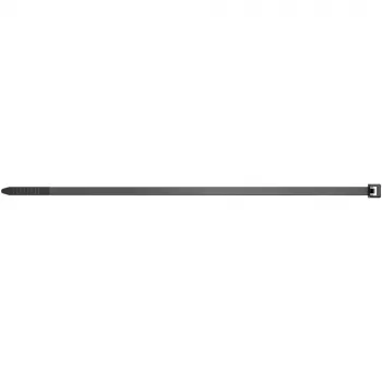 Opaska kablowa z wejściem równoległym FISCHER 37573 — Nylon, 200 mm × 3,6 mm, Czarna, 100 szt.