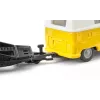 Zestaw modeli samochodów Siku VW T1 z przyczepą i VW Beetle, gotowy 1:50, rozmiar 42×200×51 mm