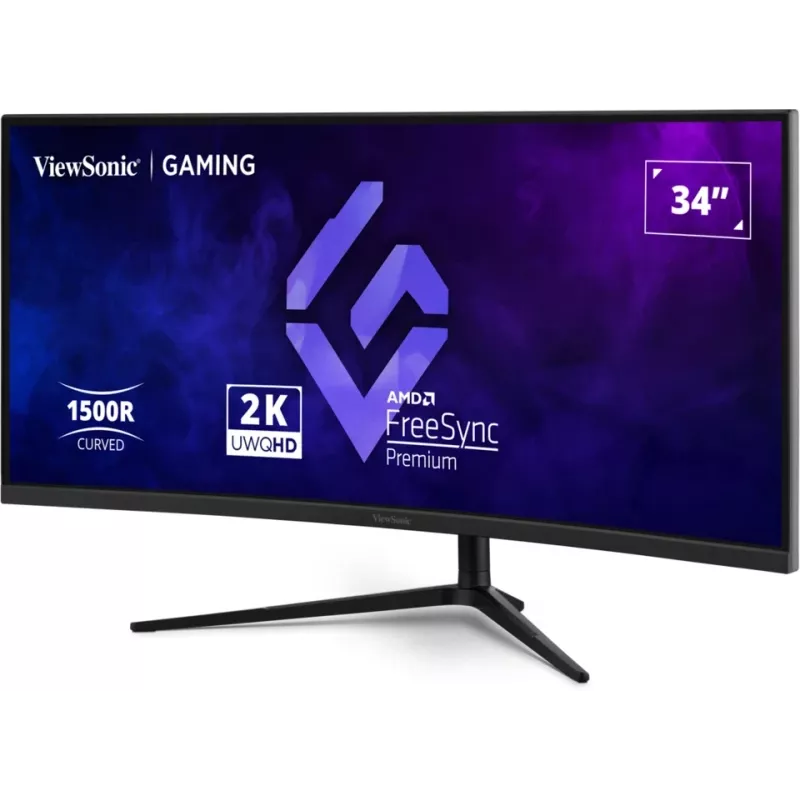 Monitor komputerowy Viewsonic VX3418C-2K 86,4 cm (34 cale) 3440 x 1440 pikseli UltraWide Quad HD Czarny