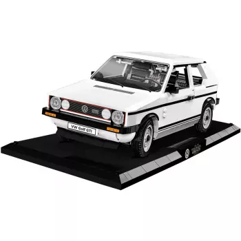 Zestaw modelarski w skali 1:12 Cobi Volkswagen Golf GTI 1976–1983 Edycja Executive — szczegółowa replika do złożenia