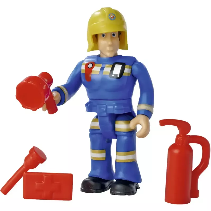 Pojazd-zabawka Simba-Dickie Fireman Sam Pojazd Pierwszego Reagowania – pojazd do zabawy w odgrywanie ról ratowniczych