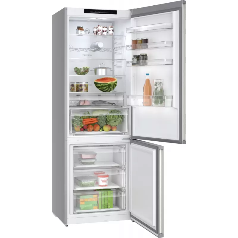 Bosch Serie 4 KGN492IAF Chłodziarko-zamrażarka wolnostojąca 440 L Stal nierdzewna