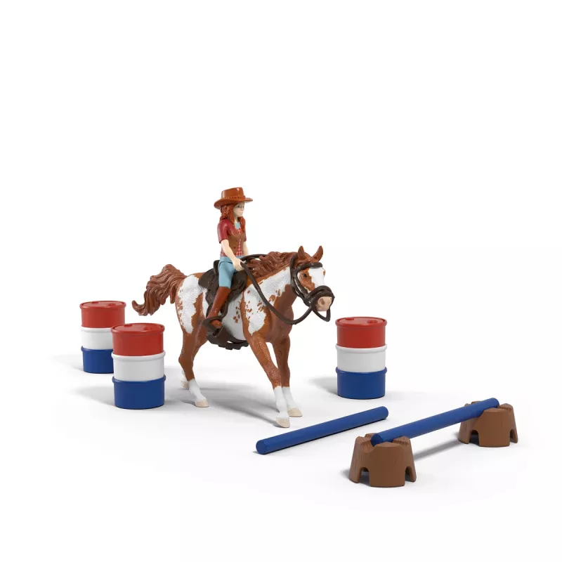 schleich HORSE CLUB Przygody Hanny na Dzikim Zachodzie, 5 lat, Konie, Wielokolorowy, Plastik
