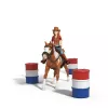 schleich HORSE CLUB Przygody Hanny na Dzikim Zachodzie, 5 lat, Konie, Wielokolorowy, Plastik