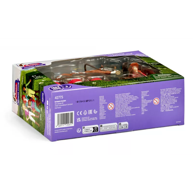 schleich HORSE CLUB Przygody Hanny na Dzikim Zachodzie, 5 lat, Konie, Wielokolorowy, Plastik