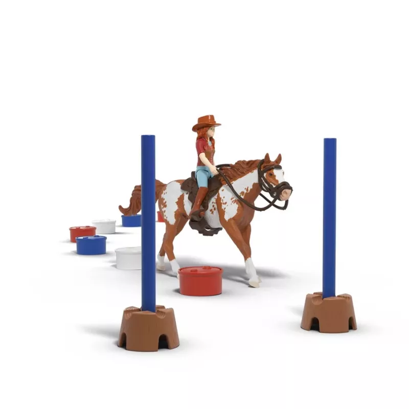 schleich HORSE CLUB Przygody Hanny na Dzikim Zachodzie, 5 lat, Konie, Wielokolorowy, Plastik