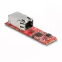 DeLOCK Konwerter M.2 Key B+M męski na RJ45 2,5 Gigabitowy port LAN