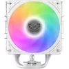 Chłodzenie CPU SCYTHE Mugen 6 Dual Fan biały ARGB Edition, dwa wentylatory 120 mm, białe wykończenie