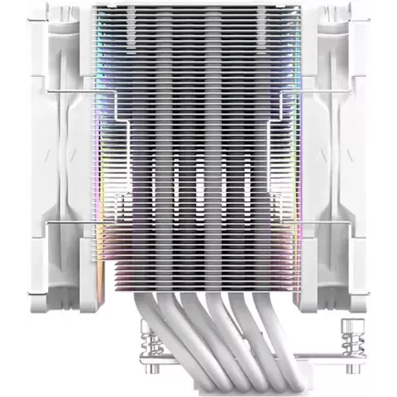 Chłodzenie CPU SCYTHE Mugen 6 Dual Fan biały ARGB Edition, dwa wentylatory 120 mm, białe wykończenie