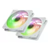Chłodzenie CPU SCYTHE Mugen 6 Dual Fan biały ARGB Edition, dwa wentylatory 120 mm, białe wykończenie