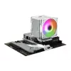 Chłodzenie CPU SCYTHE Mugen 6 Dual Fan biały ARGB Edition, dwa wentylatory 120 mm, białe wykończenie