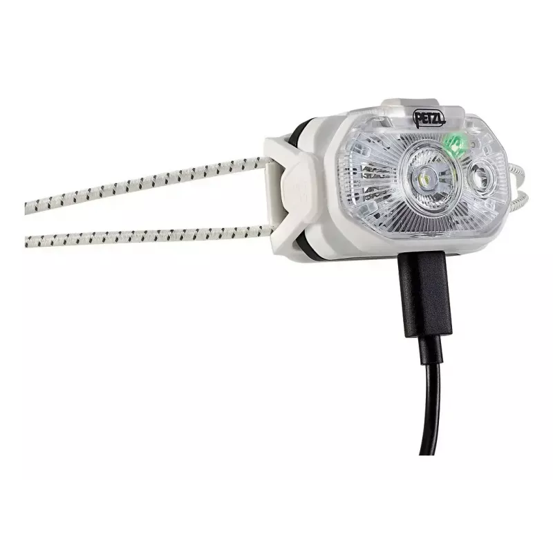 Lampa czołowa Petzl Swift LT czarna — LED, akumulator 880 mAh, IPX4, 3 h czas pracy