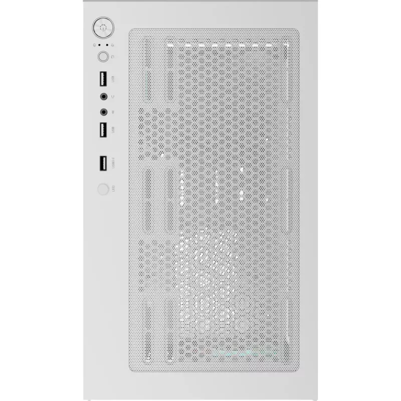 Obudowa wieżowa PC AEROCOOL Viewport Mini-G-WT-v4 ARGB z dwoma panelami ze szkła hartowanego, biała