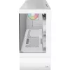 Obudowa wieżowa PC AEROCOOL Viewport Mini-G-WT-v4 ARGB z dwoma panelami ze szkła hartowanego, biała