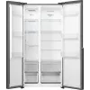 Gorenje HZF55082 NRS917E41BX G400, wolnostojąca, drzwi amerykańskie, czarna, 2 drzwi, dotykowy, LED